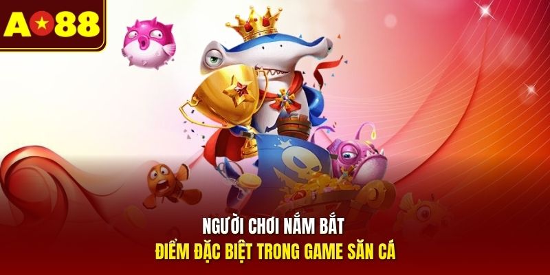 Người chơi nắm bắt điểm đặc biệt trong game săn cá